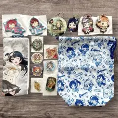 ラブライブ サンシャイン　まとめ売り　巾着　ラバーストラップ　バッジ　ペンケース