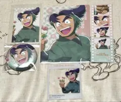 忍たま乱太郎 楽しいお花見の段 ロフト 特典 缶バッジ カード 潮江文次郎