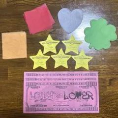 TXT ACT:TOMORROW 落下物 セット（星・カラーペーパー・お札紙）