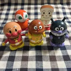 アンパンマン ぜんまい　おもちゃ　5個セット