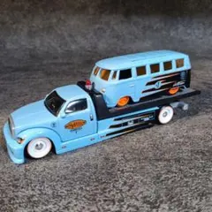 Maisto　トランスポートセット　ワーゲンバス　トミカサイズのサムネイル