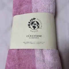 L'OCCITANE ピンクバスタオルとサンプル