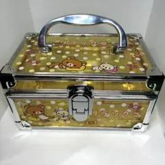 リラックマ バニティーケース　クリアボックス　小物入れ　未使用品も経年のサムネイル