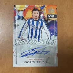Igor Zubeldia 2025-26 Panini Fresh Paint