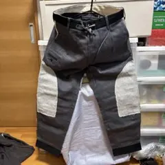 Dickiesダークグレー パンツ M 膝パッチ付きのサムネイル
