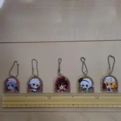 東方project　アクリルキーホルダー 5個セット