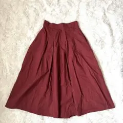エスペラック ロング丈 フレアスカート シフォン 上品 綺麗め ゆったり お洒落のサムネイル