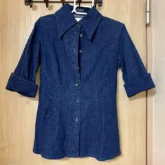 最終お値下げ　ラブボート loveboat　デニムシャツとスカートのセットアップ