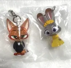 ズートピア2めじるしアクセサリー ジュディ・ホップスB ニック・ワイルドB