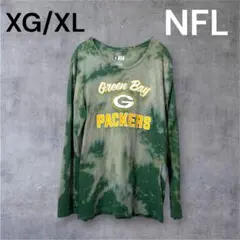 鬼 フェード ブリーチ 加工 ムラ染め NFL XL 長袖 Tシャツ カジュアルのサムネイル
