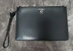 Salvatore Ferragamo ガンチーニ ポーチ ブラックのサムネイル