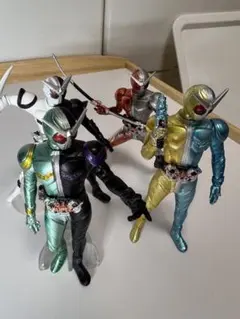 仮面ライダーw フィギュア 4体セット