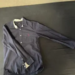 BLACK LABEL CRESTBRIDGE ネイビー長袖シャツ