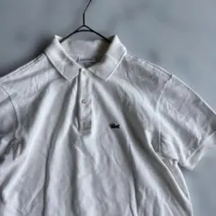✨美品✨ラコステ　白半袖ポロシャツ