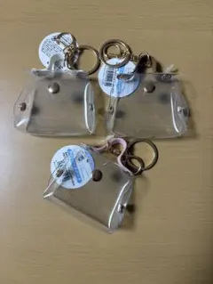 セリア　【新品未使用】PVCバッグポーチ 3個セットのサムネイル