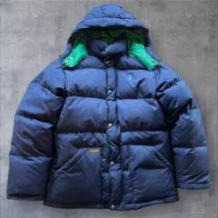 POLO ポロ ラルフローレン ダウンジャケット フード付 ネイビー 160