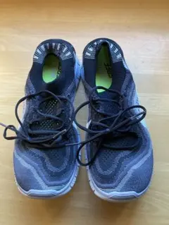 美品！NIKE ナイキ フリー フライニット スニーカー シューズ 黒 25cm