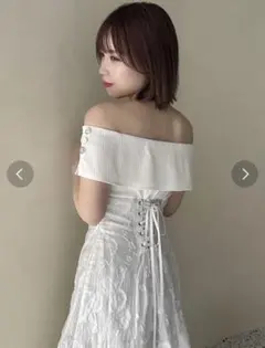シアージャカードコルセットワンピース dazzlin