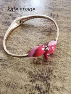 kate spade　バングル　レア　エナメル　バード　鳥　ビジューのサムネイル
