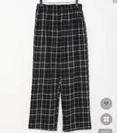 nugu ヌグ daisy ウィンターチェックパンツ