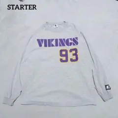 B4-4199　薄手のトレーナー　プリント　カジュアル　L【スターター】