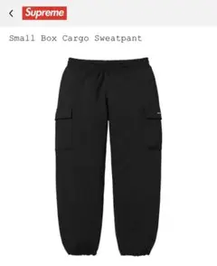 Supreme Small Box Cargo Sweatpant ブラック　S