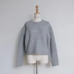 Maison Lulu Pinot LITMUS ニット帽 ビジュー - メルカリ