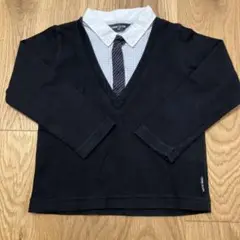 キッズ　ベビー　冠婚葬祭　フォーマル シャツ　男の子90