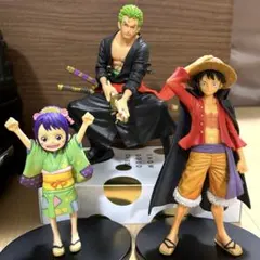 ワンピース DXF グラメン ワノ国 フィギュア 3体セット ルフィ ゾロ お玉