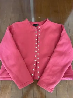 アニエスベー　長袖カーディガン　カーディガンプレッション　agnes b