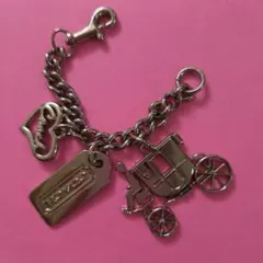 COACH キーホルダー チャーム 馬車モチーフ