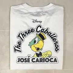 ディズニー　三人の騎士　ホセ・キャリオカ　Tシャツ　アベイル　ホワイト　Lサイズ
