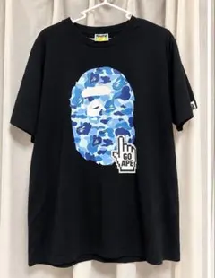 A BATHING APE Tシャツ ブルーカモ - メルカリ