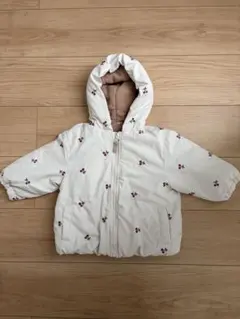 刺繍柄フード付きアウター 80cm