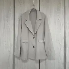 しまむら　tal by yumi テーラージャケット　ベージュ系　L Lサイズ