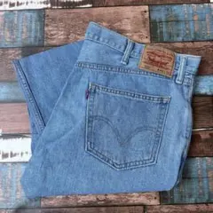 ビンテージ　古着　リーバイス505 バギー　デニム　ジーンズ　W40L32