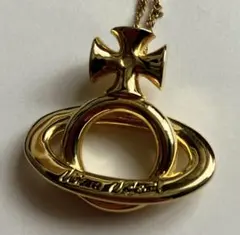 廃盤品VivienneWestwood ネックレス グラスホルダー ゴールドのサムネイル
