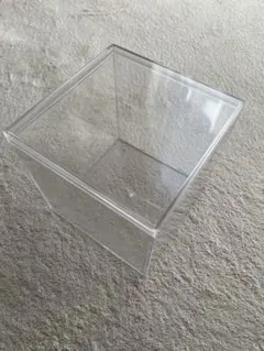【新品未使用】アクリル製オープントップボックス 12cm