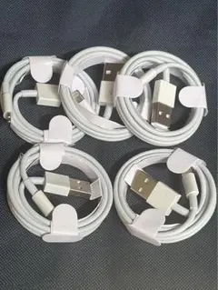 5本1m アイフオン 充電器ライトニングケーブル 純正品同等{bIV4