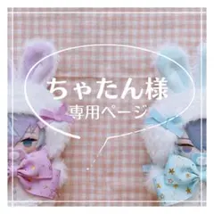 ちゃたん様 専用ページ