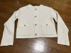 長袖 ノーカラージャケット