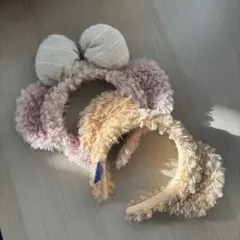 ディズニー　ダッフィー　シェリーメイ　カチューシャ　2点セット　美品