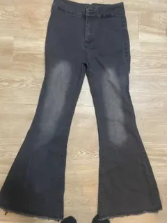 フレアデニム レディース ベルボトム y2k 平成 グランジ