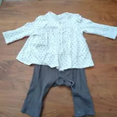 ロンパース(ドット柄 80サイズ)