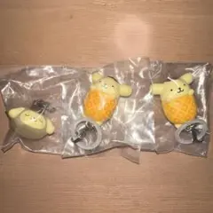 ポムポムプリン カプセルトイ お手玉めじるしアクセサリー なりきりまん