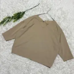 UNIQLO ユニクロ【L】ミラノリブプルオーバー ベージュ