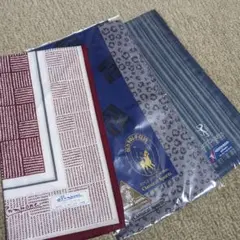 ハンカチ3点セット Rompone、POLO、AUSTIN REED ハンカチ