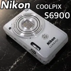 【外観新品同様】Nikon COOLPIX S6900 コンデジ ホワイトのサムネイル