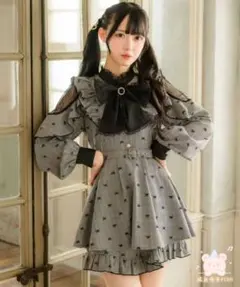 新作❤️地雷系ミニセットアップドット柄・個性派デザイン