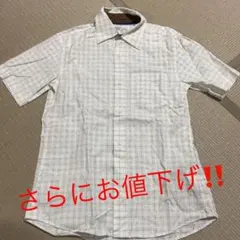 さらにお値下げ‼️SANDINISTA白チェックシャツトップス☆のサムネイル